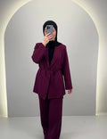 Esilya Outfit Wine Red