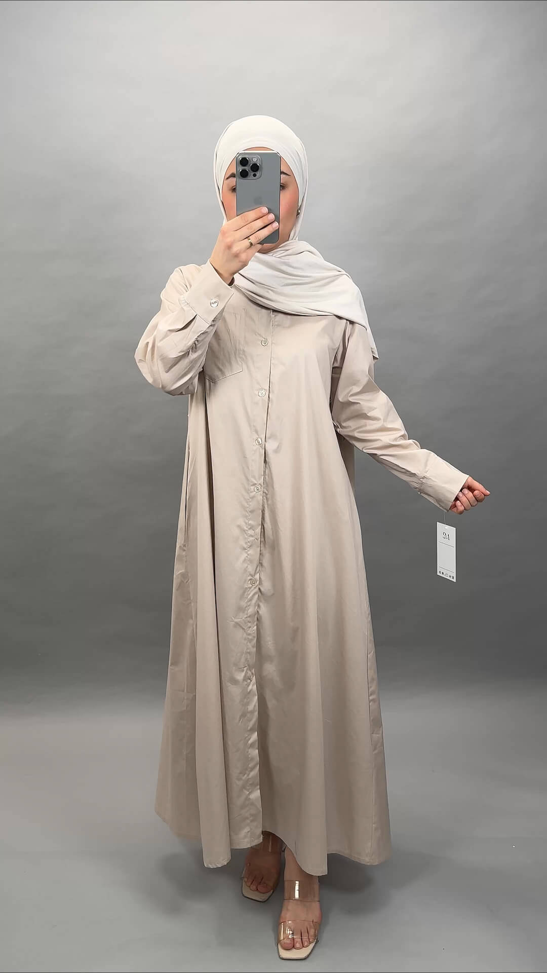 Yena Kleid Beige