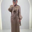 Yildiz Aftenkjole Taupe