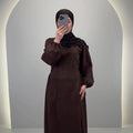 Yimia Dress Brown